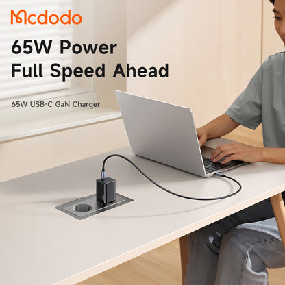 Sieťová nabíjačka McDodo CH-0850 Ultimate Mini, 65W, 3,25A, 1 x USB-C, čierna