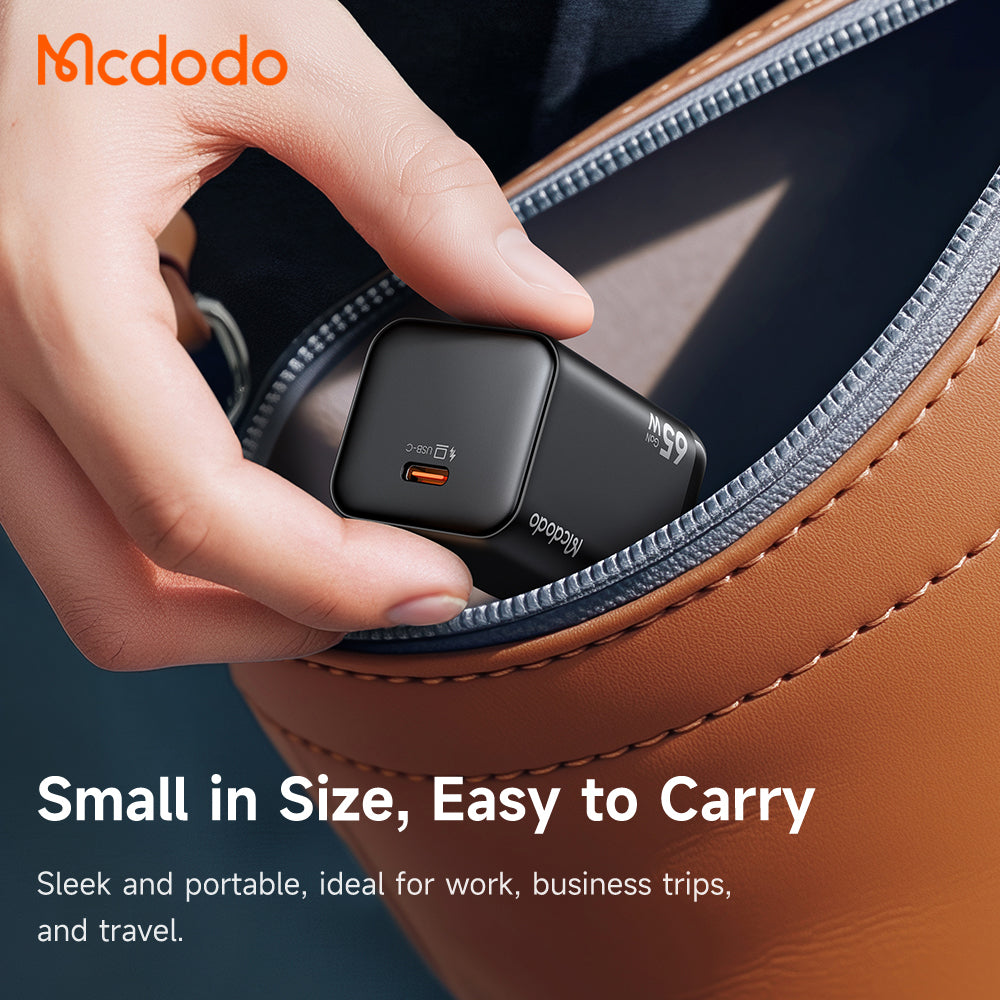 Sieťová nabíjačka McDodo CH-0850 Ultimate Mini, 65W, 3,25A, 1 x USB-C, čierna