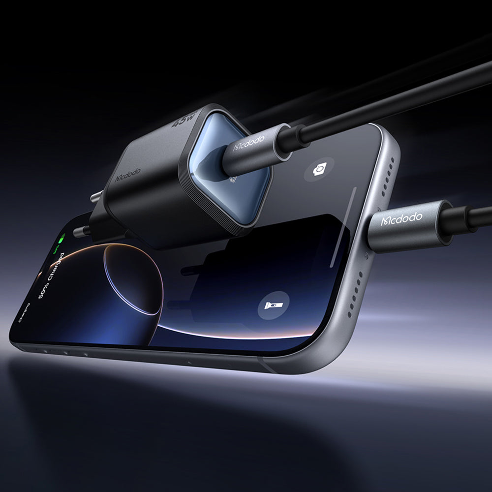 Sieťová nabíjačka McDodo CH-4391 Ultimate Mini, 45W, 3A, 1 x USB-C, čierna
