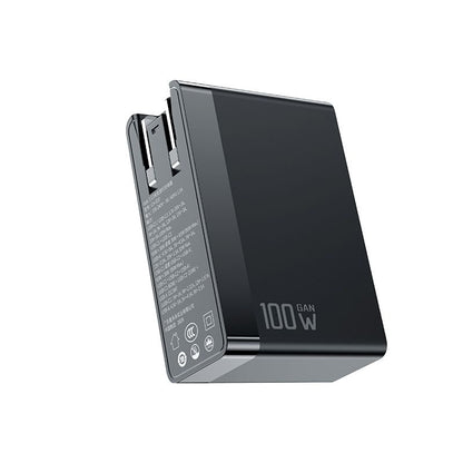 Sieťová nabíjačka McDodo CH-8101 Pro Nuc AR Power Travel, 100W, 5A, 1 x USB-A - 2 x USB-C, Čierna