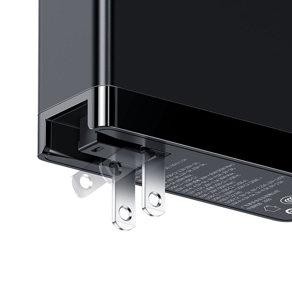 Sieťová nabíjačka McDodo CH-8101 Pro Nuc AR Power Travel, 100W, 5A, 1 x USB-A - 2 x USB-C, Čierna