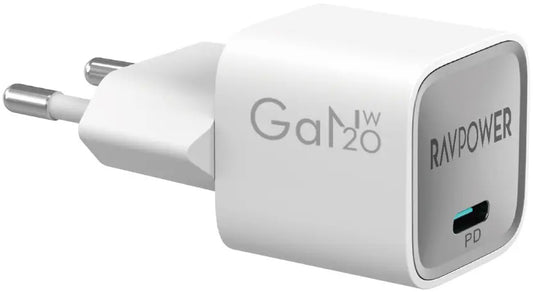 Sieťová nabíjačka RavPower RP-PC1056, 30W, 3A, 1 x USB-C, Biela