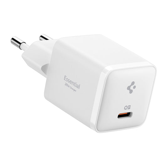 Sieťová nabíjačka Spigen EE301EU Essential, 30W, 3A, 1 x USB-C, Biela KF2363556