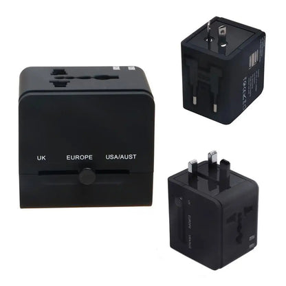 Sieťová nabíjačka Techsuit HHt148 Travel, 10W, 2A, 2 x USB-A, Čierna