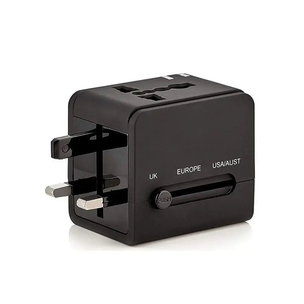 Sieťová nabíjačka Techsuit HHt148 Travel, 10W, 2A, 2 x USB-A, Čierna