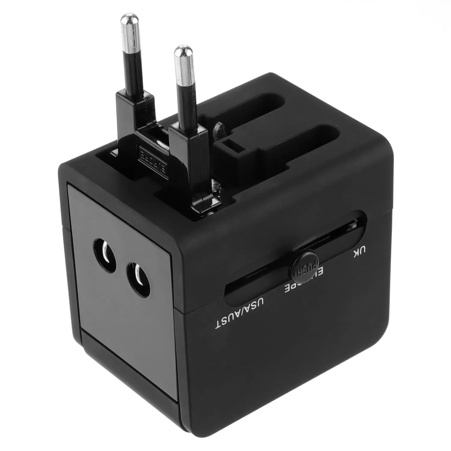 Sieťová nabíjačka Techsuit HHt148 Travel, 10W, 2A, 2 x USB-A, Čierna