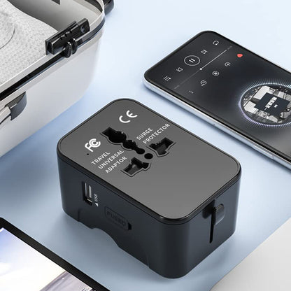 Sieťová nabíjačka Techsuit HHT202-2C Travel, 15W, 3A, 2 x USB-C, Čierna