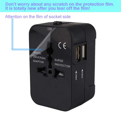 Sieťová nabíjačka Techsuit HHT202 Travel, 10W, 2A, 2 x USB-A, Biela