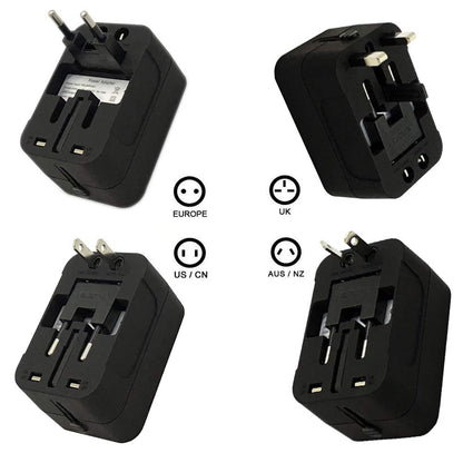 Sieťová nabíjačka Techsuit HHT202 Travel, 10W, 2A, 2 x USB-A, Biela