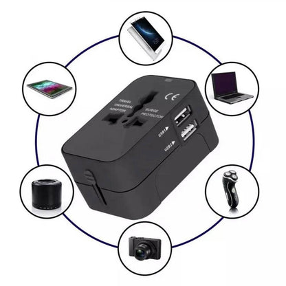 Sieťová nabíjačka Techsuit HHT202 Travel, 10W, 2A, 2 x USB-A, Biela