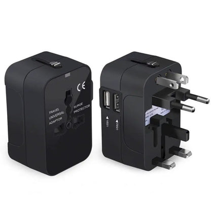 Sieťová nabíjačka Techsuit HHT202 Travel, 10W, 2A, 2 x USB-A, Čierna