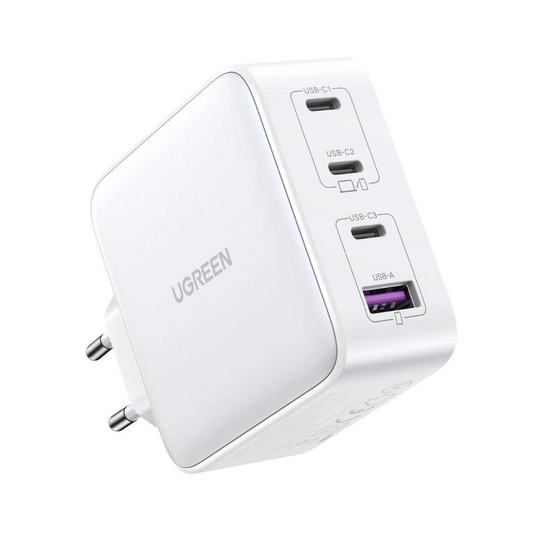 Sieťová nabíjačka UGREEN CD226, 100W, 5A, 1 x USB-A - 3 x USB-C, Biela