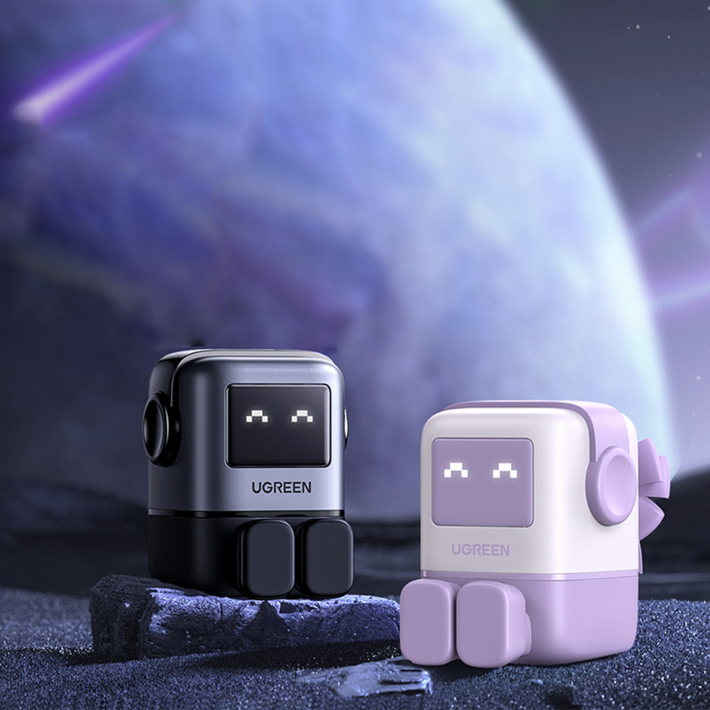 UGREEN CD361 Uno Network Charger, 65W, 3.25A, 1 x USB-A - 2 x USB-C, Purple