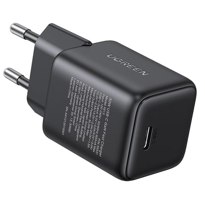 UGREEN X513 Network Charger, 30W, 3A, 1 x USB-C, Black