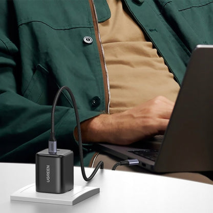Sieťová nabíjačka UGREEN X526 (65058), 45W, 3A, 2 x USB-C, čierna