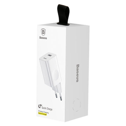 Sieťová nabíjačka Baseus, 24W, 3A, 1 x USB-A, Biela CCALL-BX02