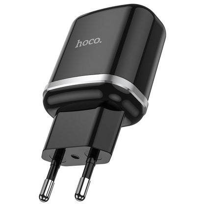 Sieťová nabíjačka HOCO N3, 18W, 3A, 1 x USB-A, Čierna