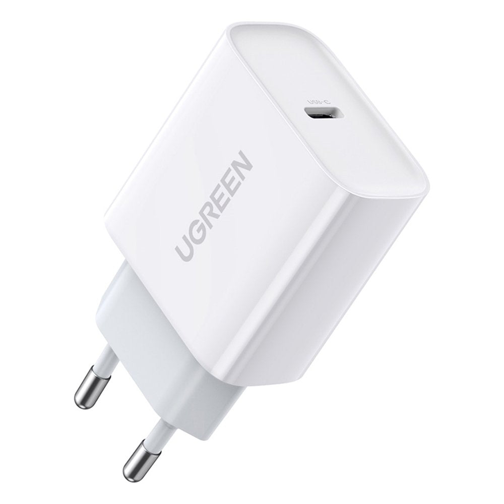 Sieťová nabíjačka UGREEN CD137, 18W, 3A, 1 x USB-C, Biela