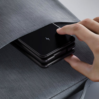 Bezdrôtová nabíjačka Allity. AWC-230-22WMS 3v1, 22.5W, 1.67A, Sivá