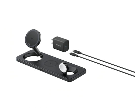Anker MagGo 3in1 Wireless Network Charger, 15W, 1.67A, Black B25M1311