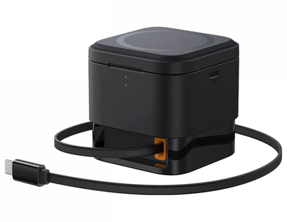 Bezdrôtová sieťová nabíjačka Baseus MagPro 3 v 1 USB-C, 25 W, 1 × USB-C, čierna P10264100123-01