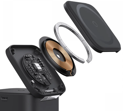 Bezdrôtová sieťová nabíjačka Baseus MagPro 3 v 1 USB-C, 25 W, 1 × USB-C, čierna P10264100123-01