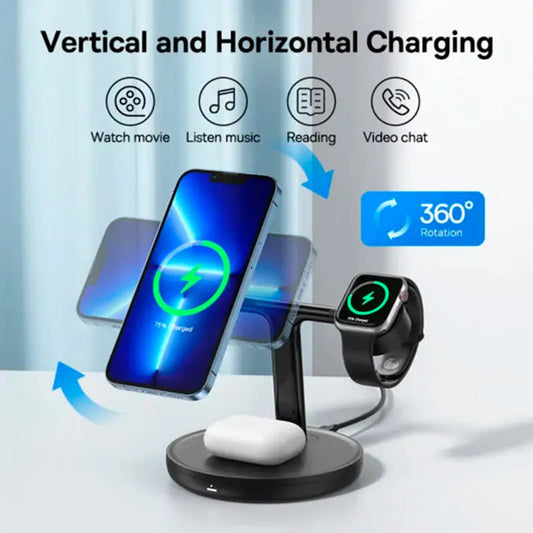 Bezdrôtová nabíjacia stanica Baseus Swan 3v1, 20W, 1.67A, P10221302113-Z1