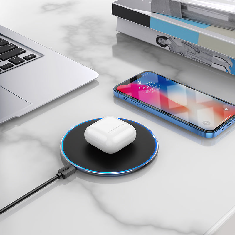 Bezdrôtová sieťová nabíjačka Borofone BQ3 Pro, 15W, 1.67A, Čierna