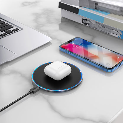 Bezdrôtová sieťová nabíjačka Borofone BQ3 Pro, 15W, 1.67A, Čierna