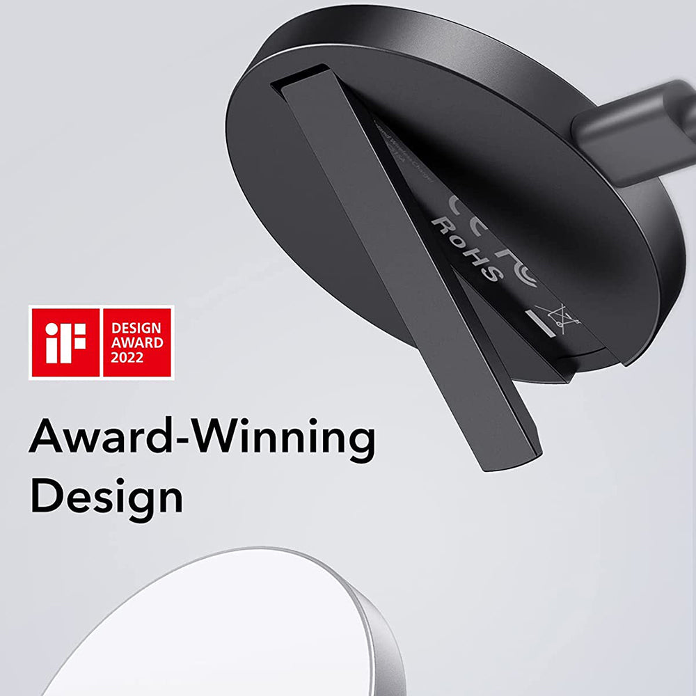 Bezdrôtová nabíjačka ESR HaloLock, 15W, 1.67A, Biela