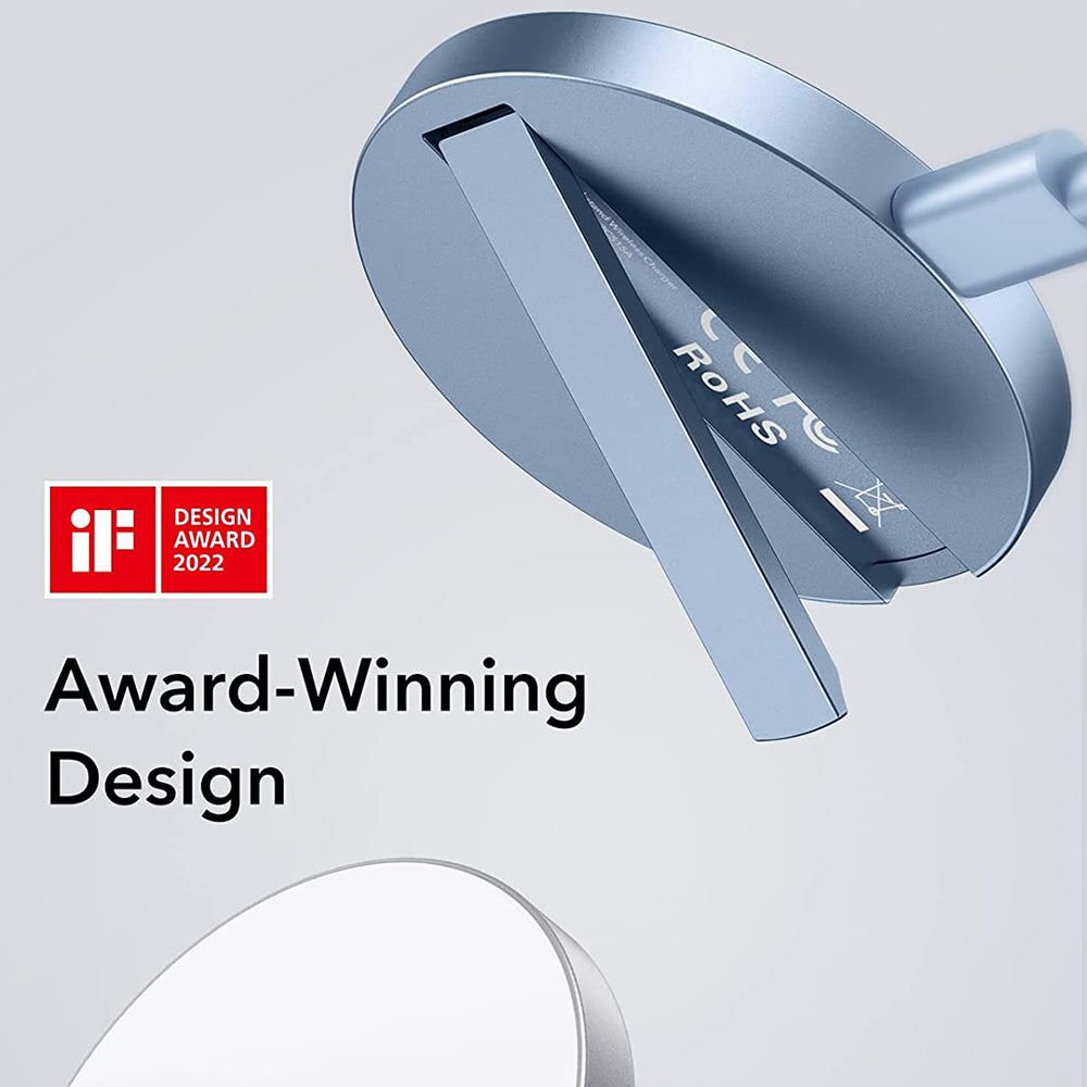 ESR HaloLock Wireless Network Charger, 15W, 1.67A, Blue