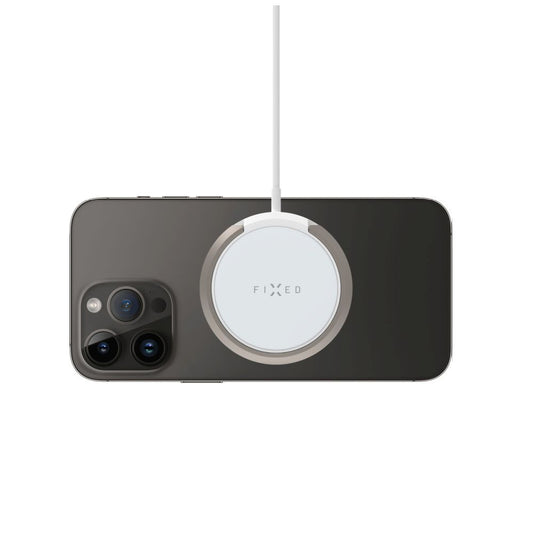 Bezdrôtová nabíjačka Fixed Ring, 15W, 1.67A, Biela