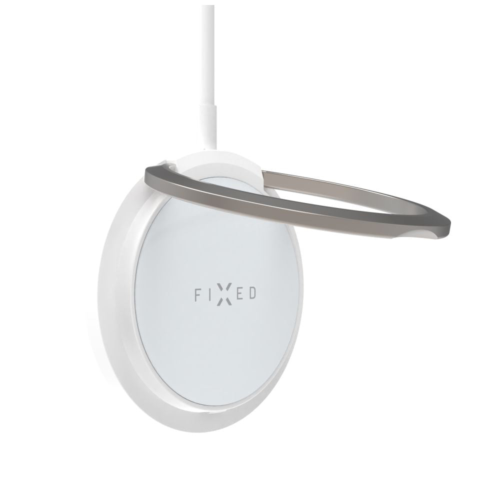 Bezdrôtová nabíjačka Fixed Ring, 15W, 1.67A, Biela