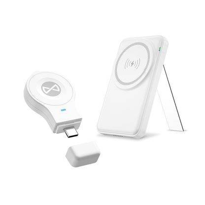 Bezdrôtová nabíjačka Forever MACS-100 5v1, 20W, 3A, 1 x USB-A, Biela