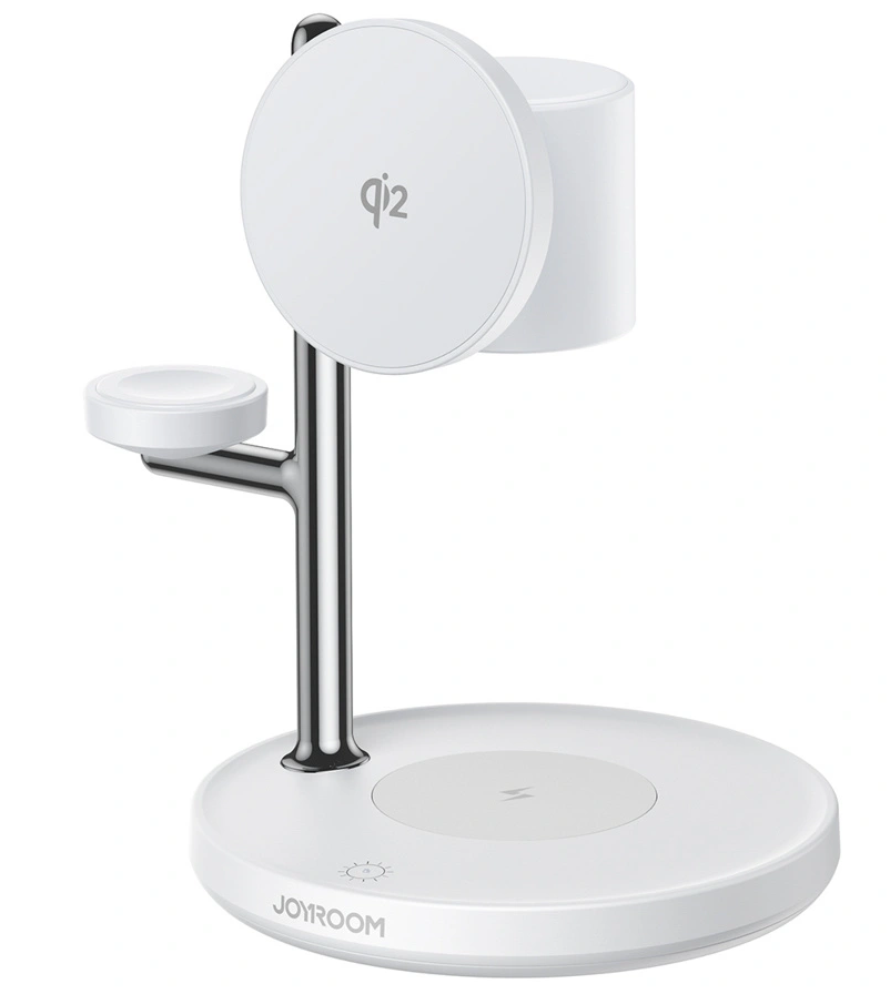 Bezdrôtová nabíjačka Joyroom JR-W23 3v1, 15W, 1.67A, Biela