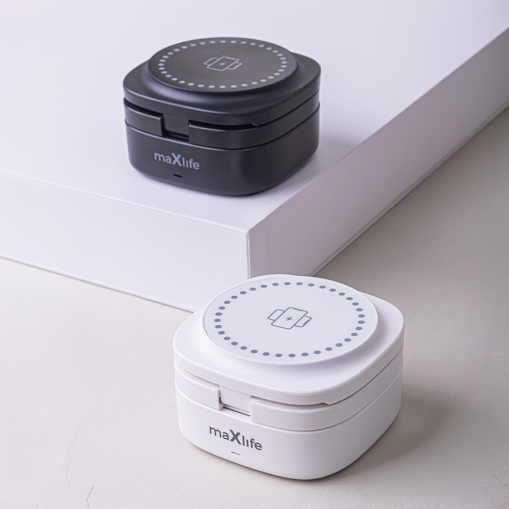 Bezdrôtová sieťová nabíjačka MaXlife MXWC-06 3v1, 15W, 1.67A, Čierna