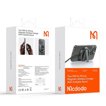 Bezdrôtová sieťová nabíjačka McDodo CH-5500, 15W, 1.67A, Sivá