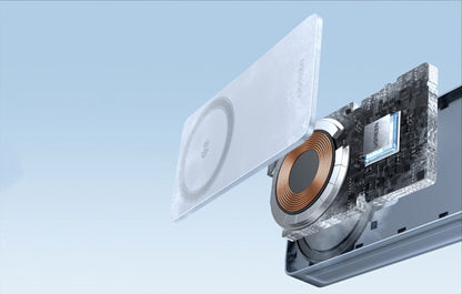 Bezdrôtová nabíjačka UGREEN MagFlow 2in1, 25W, Modrá