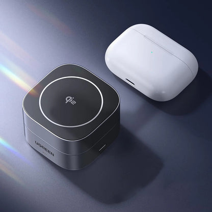 Bezdrôtová sieťová nabíjačka UGREEN W702 3v1, 20W, 1.67A, 1 x USB-C, Čierna