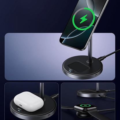Bezdrôtová sieťová nabíjačka UGREEN W710 3v1, 20W, 1.67A, 1 x USB-C, Čierna