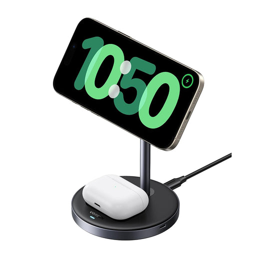Bezdrôtová sieťová nabíjačka UGREEN W710 3v1, 20W, 1.67A, 1 x USB-C, Čierna