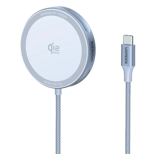 Bezdrôtová nabíjačka UGREEN MagFlow, 25W, Modrá