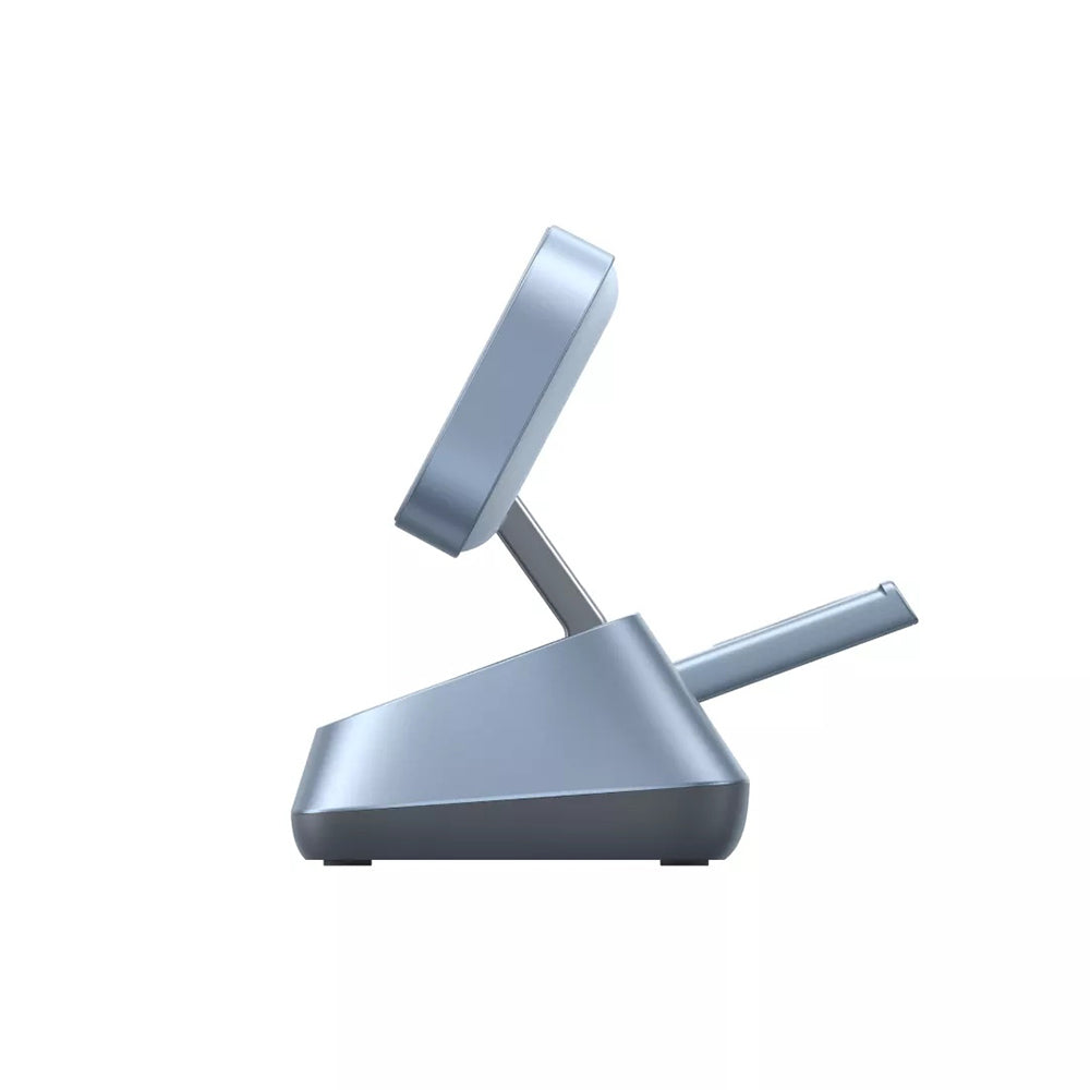 Bezdrôtová nabíjačka UGREEN W711 3v1, 25W, 1.67A, Modrá