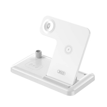Bezdrôtová nabíjačka XO Design WX033 4v1, 15W, 1.67A, Biela