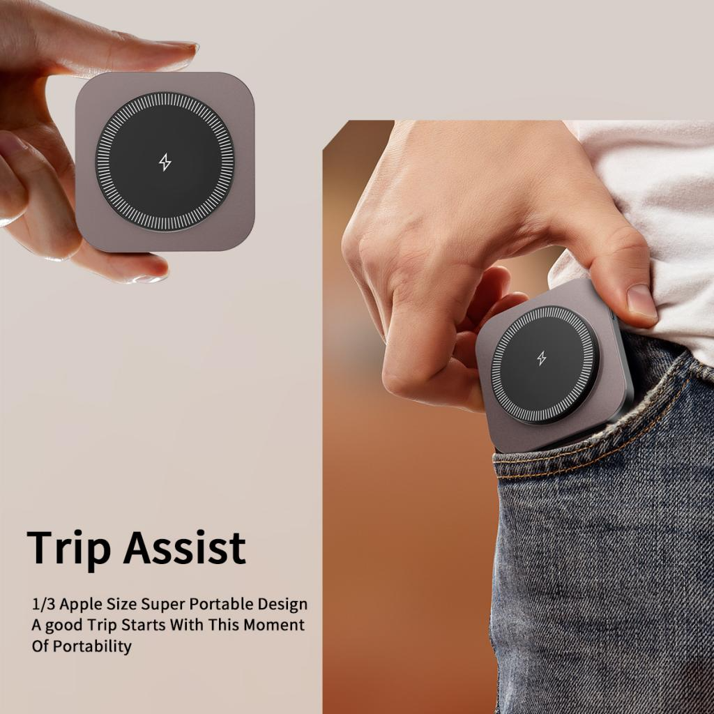 Bezdrôtová nabíjačka XO Design CX035 3v1, 15W, 1.67A, Čierna