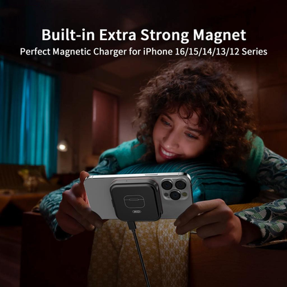 Bezdrôtová nabíjačka XO Design CX035 3v1, 15W, 1.67A, Čierna