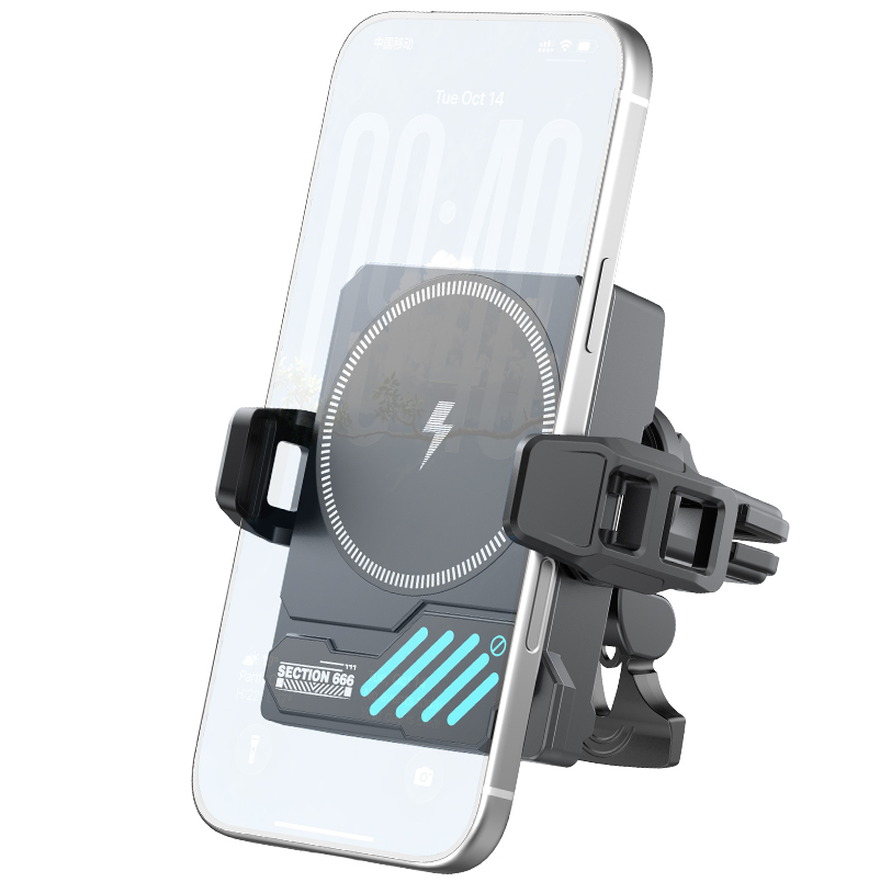 XO Design SL14 Wireless Car Charger, 25W, Black