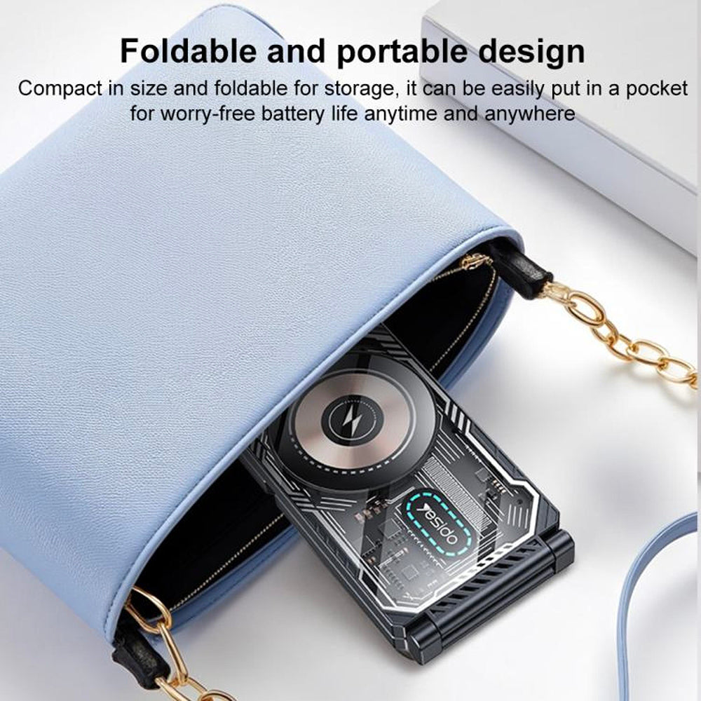 Yesido DS25 3in1 Wireless Network Charger, 15W, 1.67A, Black