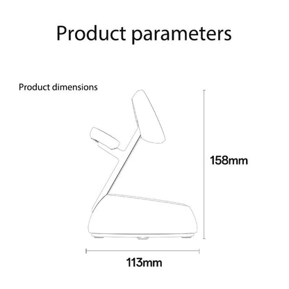 Bezdrôtová nabíjačka Yesido DS31 3v1, 15W, 1.67A, Biela