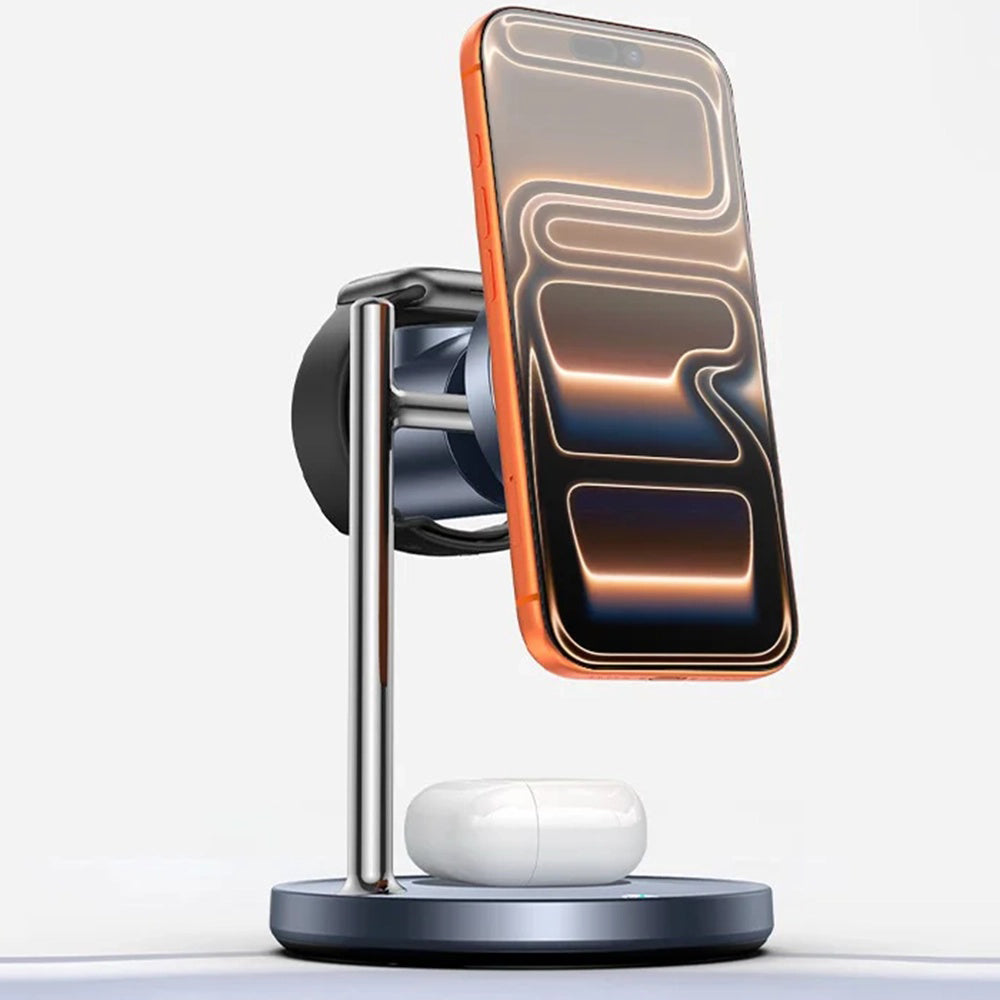 Bezdrôtová nabíjačka Yesido DS40 3v1, 25W, 1.67A, čierna